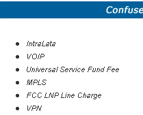 IntraLata, VOIP, Universal Fund Fee